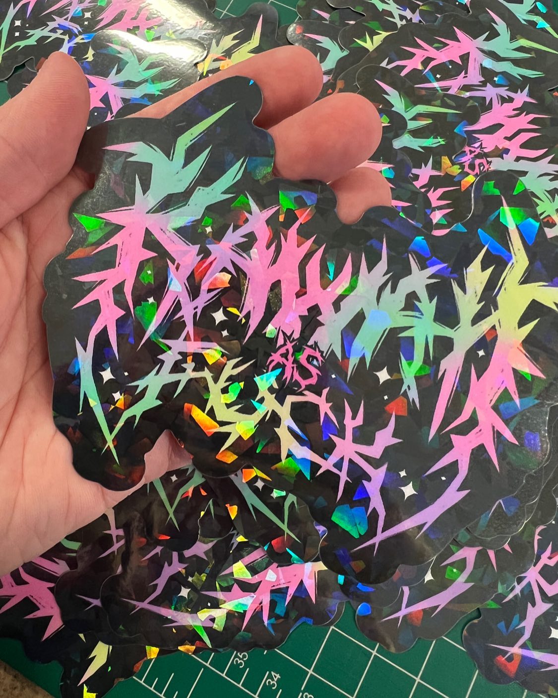 Diecut stickers - Holo Laminates