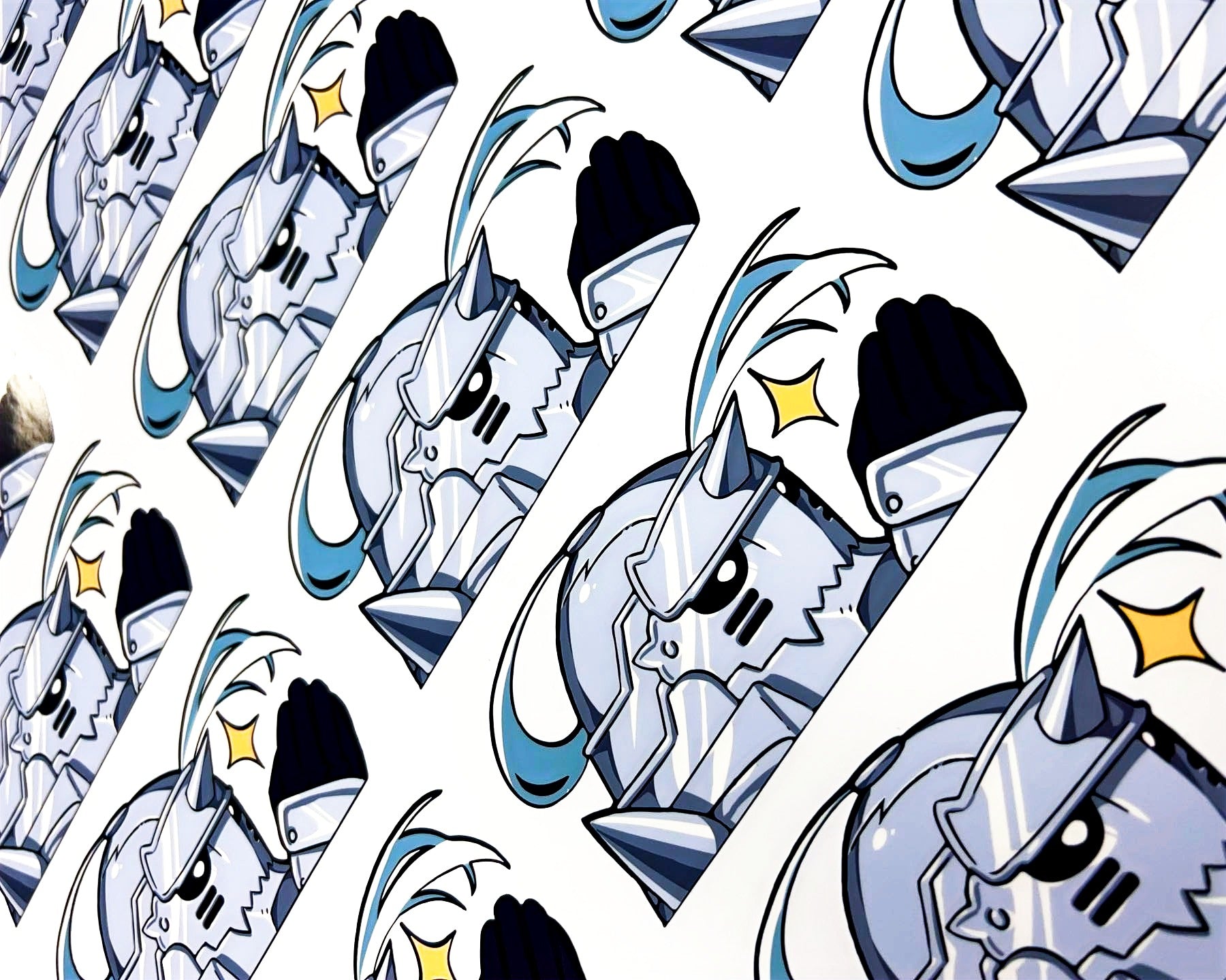 Kisscut stickers - Gloss, Satin or Matte Laminate with transfer