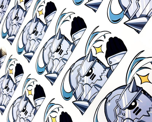 Kisscut stickers - Gloss, Satin or Matte Laminate with transfer