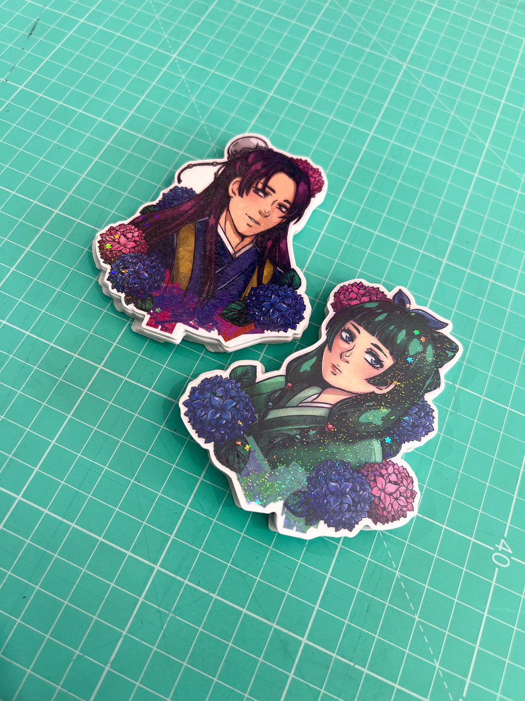 Diecut stickers - Holo Laminates