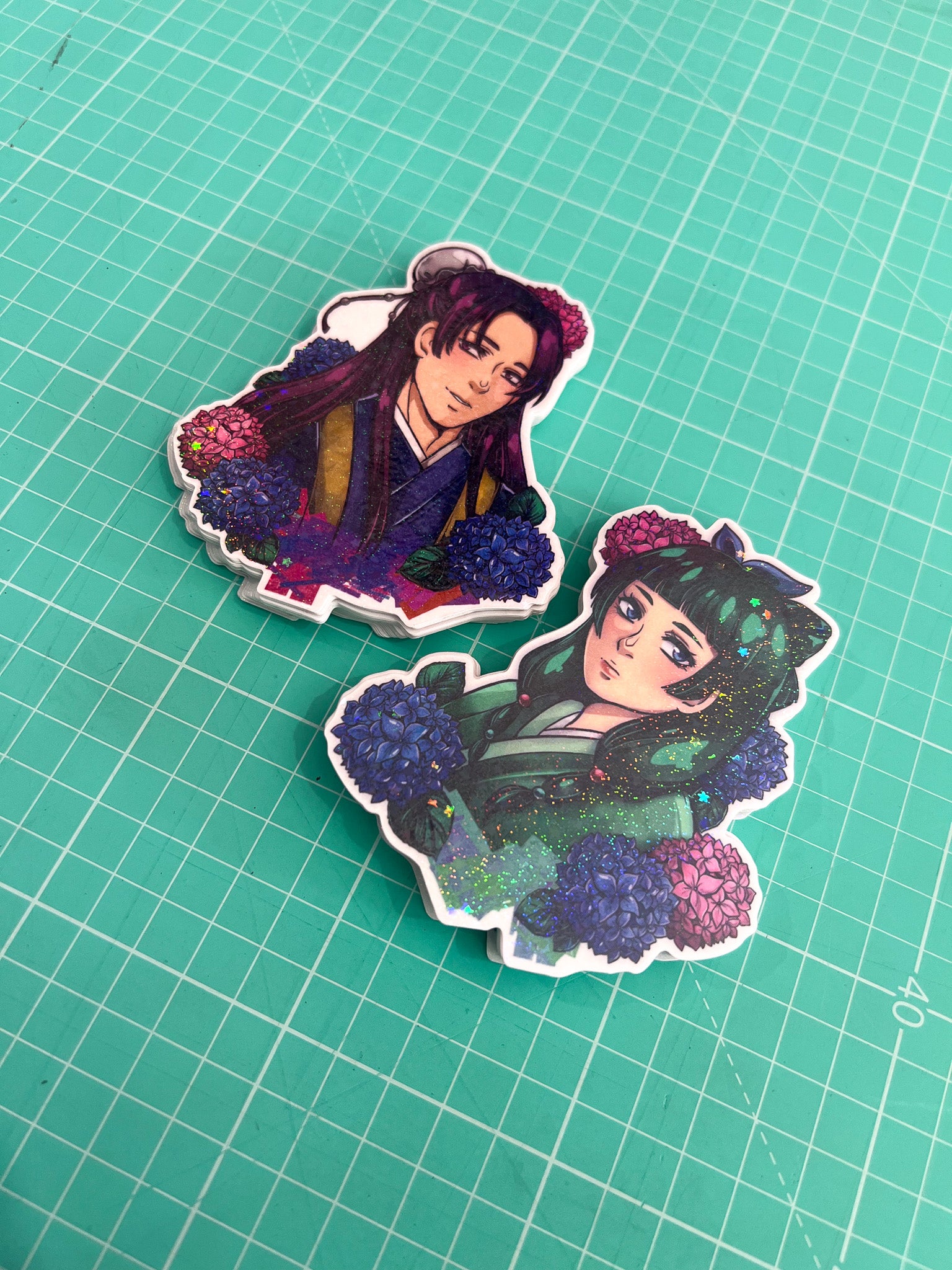 Diecut stickers - Holo Laminates