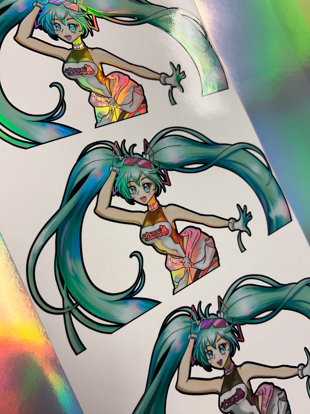 Kisscut stickers - Spot Holo with transfer