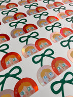 Kisscut stickers - Spot Holo with transfer