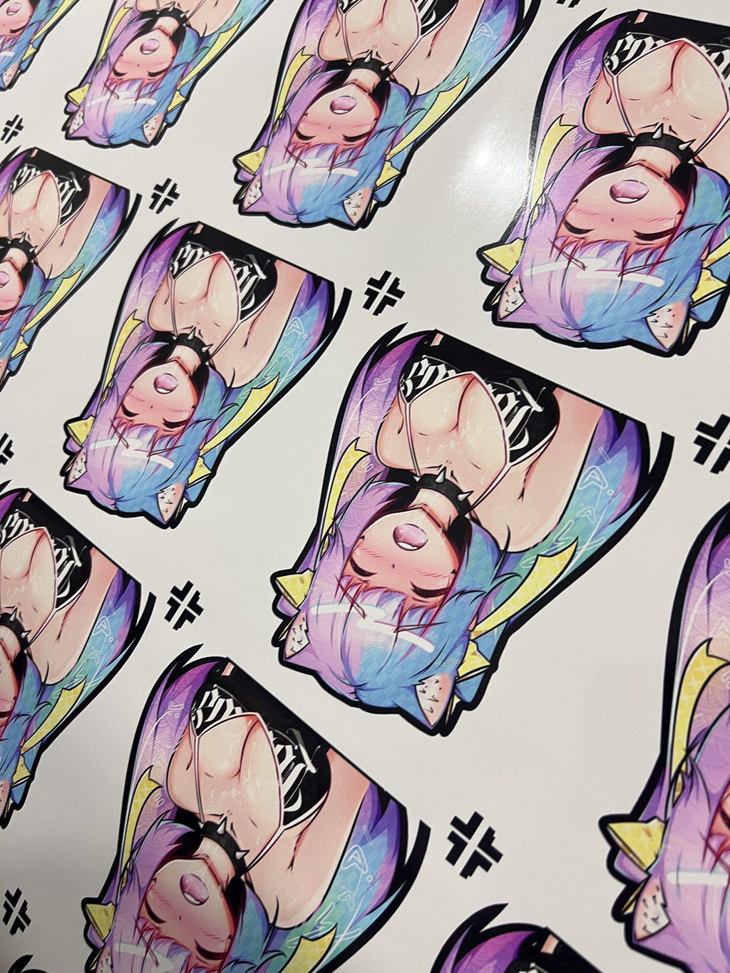 Kisscut stickers - Gloss, Satin or Matte Laminate with transfer