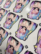 Kisscut stickers - Gloss, Satin or Matte Laminate with transfer