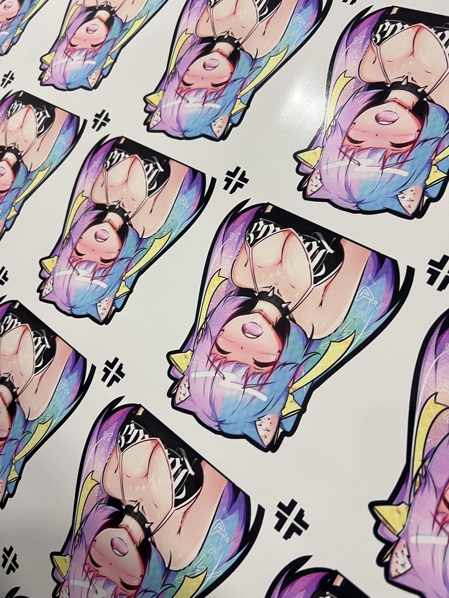Kisscut stickers - Gloss, Satin or Matte Laminate with transfer