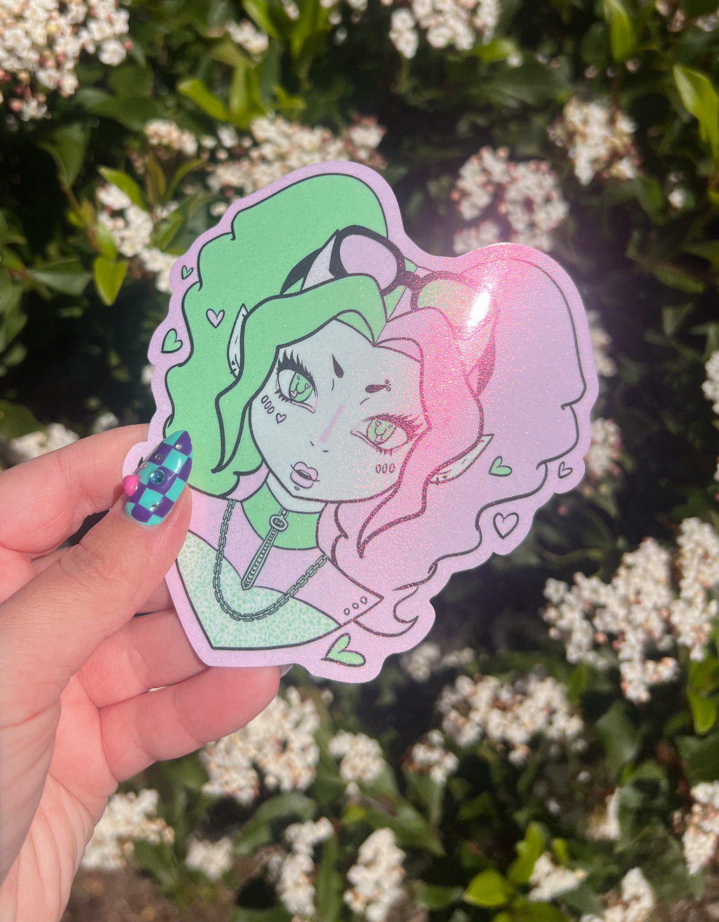 Diecut stickers - Ultra Glitter Laminates