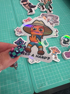 Diecut stickers - Holo Laminates
