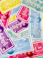 Slap stickers - Gloss, satin or Matte laminate