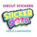 Diecut stickers - Holo Laminates